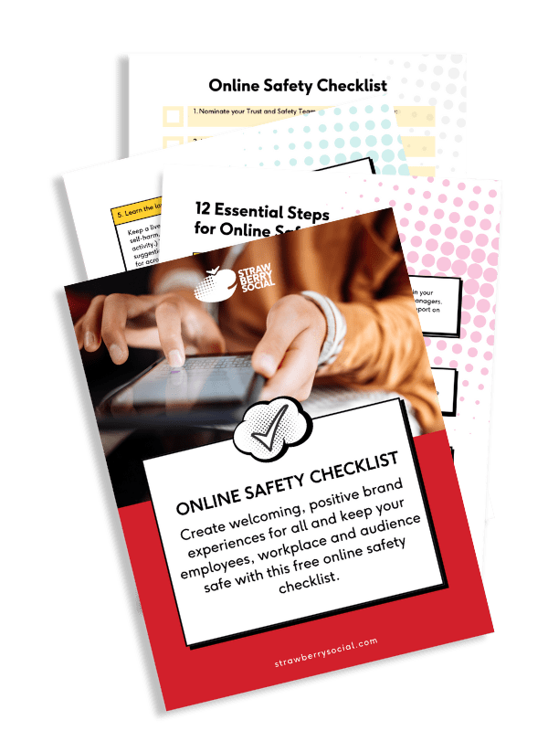 Online safety checklist pages